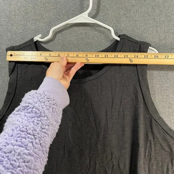 Candace Cameron Bure Sunkissed Regular Midi T-Shirt Dress Washed Black Size 3X - Picture 7 of 14